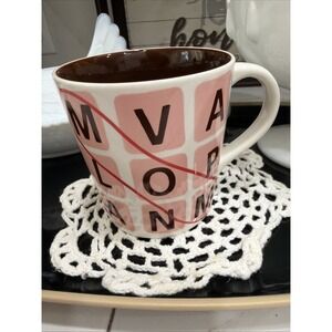 Cracker Barrel Coffee Mug Mom LOVE Word Search 12 oz Collectible